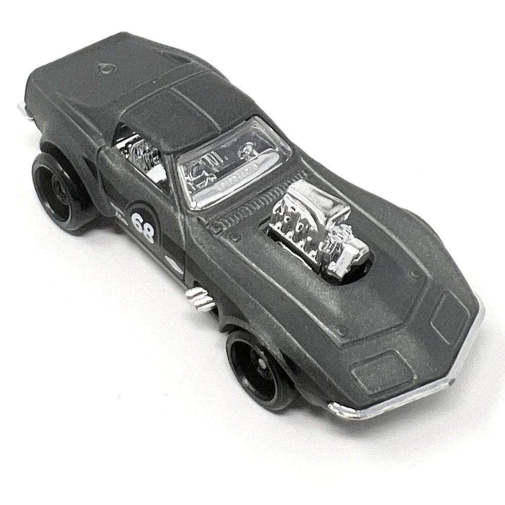 Hot Wheels 2016 Gas Monkey Garage 68 Corvette Matte Black Midas Monkey‎ Diecast